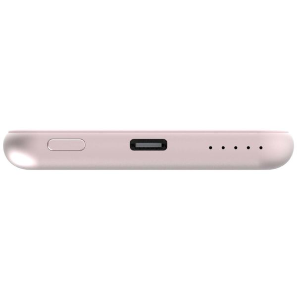 Външна батерия Verbatim MCP-5PK Power Pack 5000 mAh with UBS-C PD 20W / Magnetic Wireless Charging 15W Pink