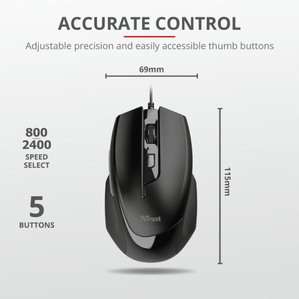 Мишка TRUST Voca Comfort Mouse