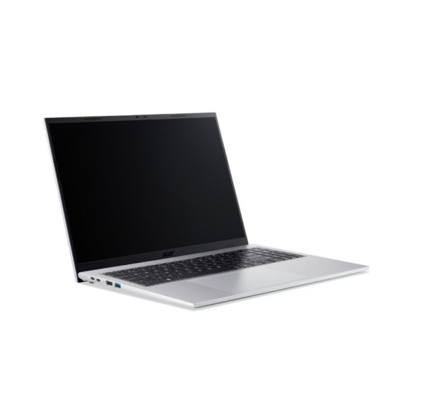 Лаптоп Acer Aspire Go 16, AG16-71P-55H3, Intel Core 5 120U (up to 5.00GHz, 12MB), 16" WUXGA(1920x1200) IPS 120Hz, 1*16GB DDR5 (1 slot free), 512GB PCIe NVMe SSD, Intel UMA, FHD Cam,TMP,WiFi 6, BT 5.1, Backlit Kbd, No OS, Pure Silver