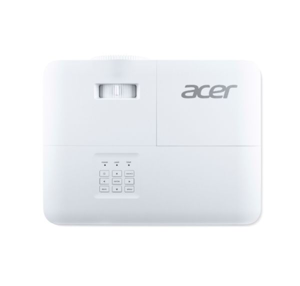 Мултимедиен проектор Acer Projector P1558i, DLP, Full HD (1920x1080), 5200 ANSI Lumens, 14,000:1 Dynamic Black, 1.3X Zoom, Wireless dongle included, 2x HDMI (1.4b), DC Out (5V/1.5A, USB-A), RS232, Speaker 10W, Bluelight Shield, 2.8 kg, Bag, 3Y, White