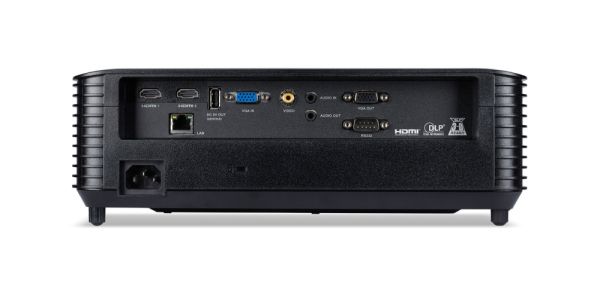 Мултимедиен проектор Acer Projector X1328WHn, DLP, WXGA (1280x 800), 5000 ANSI Lm, 20 000:1, 3D, Auto keystone, HDMI, VGA in/out, RCA, RS232, Audio in/out, DC Out (5V/1A), RG-45, 3W Speaker, 2.7kg, Black