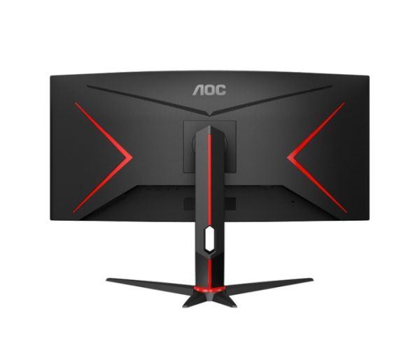 Монитор AOC CU34G2XP/BK, 34" Curved 1500R VA, WLED, 3440x1440@180Hz, 1ms GtG, 1ms MPRT, 430 cd/m2, 4000:1, 80M:1 DCR, Tilt, Height Adjust, Swivel, 2xHDMI, 2xDP, USB hub