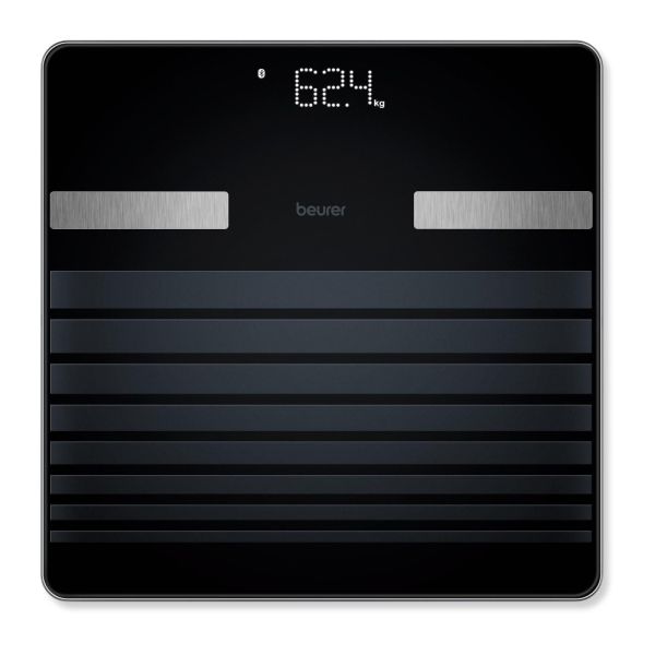 Везна Beurer BF 451 BT SignatureLine, Weight, BMI, body fat, body water, skeletal muscle percentage; Magic LED display; Modern dot-matrix look; Bluetooth; 180 kg / 100 g