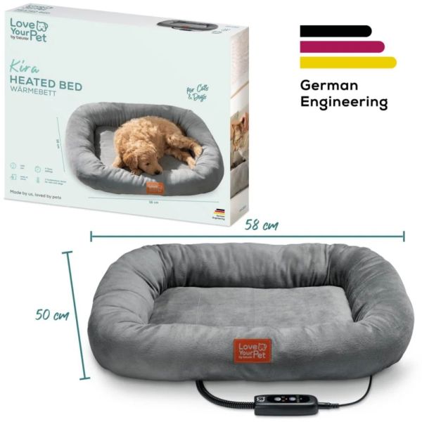 Отопляемо легло Beurer PP 250 Kira Heated bed;Proven safety;Integrated bite protection on the power cable&protected heating element; Machine-washable cover and waterproof heating element