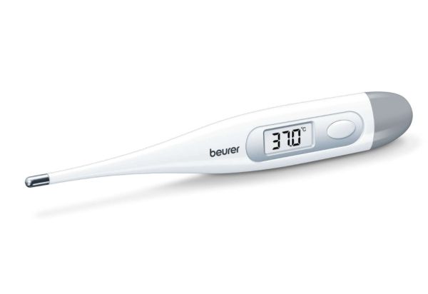Термометър Beurer FT 09/1 clinical thermometer, Contact-measurement technology, Display in °C, Protective cap; Waterproof, white