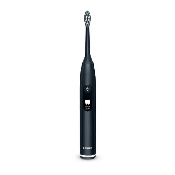 Електрическа четка за зъби Beurer SC 50 midnight ink, Electric Sonic Toothbrush, up to 80,000 mov/min, 5 cleaning programs: Clean, Sensitive, Polish, Gum Care, Whiten, Pressure sensor , 2-min. timer, Incl. 2 toothbrush heads and magnetic charging plate, 2