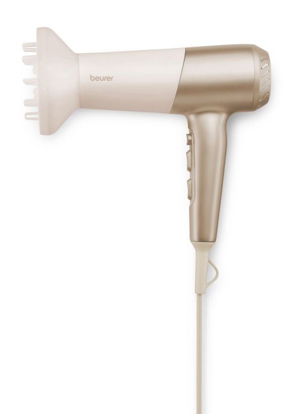 Сешоар Beurer HC 70  Hair dryer, 2100 W, Ionic function, Powerful DC motor, 2 attachments, 3 heat settings,2 blower settings, cold air, overheating protection, Removable safety filter
