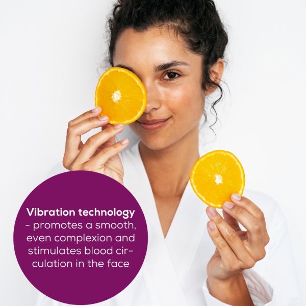 Уред за лице Beurer FC 52 Laguna silicone facial brush, 2-in-1 function - deep-pore cleansing & gently massage, Vibration technology, 15 intensities, Water-resistant, USB-C charging cable