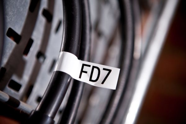 Консуматив Brother TZe-FX251 Tape Black on White, Flexible ID, 24mm, 8m