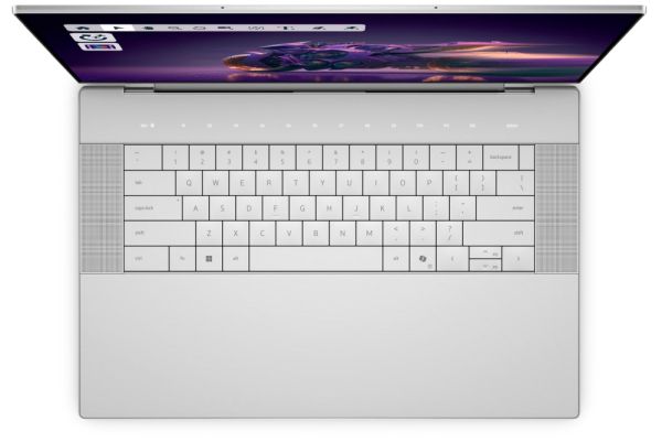 Лаптоп Dell 16 Premium DA16250, Intel Ultra 7 255H (16 Cores, up to 5.1GHz Turbo), 16.3", Touch 4K OLED, 400 nit, 48-120Hz, 32GB, LPDDR5X, 7467MT/s, integrated,, 1TB M.2 SSD, NVIDIA RTX 5060, 8GB GDDR7, FHD IR Cam and Mic, Wi-Fi 7, FPR, Backlit Kb, Win11 