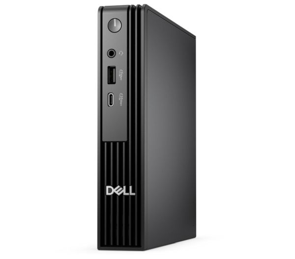 Настолен компютър Dell Pro Micro QCM1255, AMD Ryzen 5 8500GE (6 cores, up to 5.0GHz), 16 GB: 1 x 16 GB, DDR5, up to 4800 MT/s, 512GB SSD, Integrated Graphics, Wi-Fi 6, Bulgarian Keyboard&Mouse, 65W, Ubuntu, 3Y PS