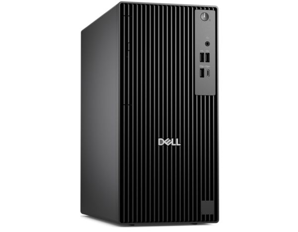 Настолен компютър Dell Pro Tower QCT1255, AMD Ryzen 5 8600G (16 TOPS NPU, 6 cores, up to 5.0GHz), 16 GB: 2 x 8 GB, DDR5, up to 4800 MT/s, 512GB SSD, Integrated Graphics, 8x DVD+/-RW, Bulgarian Keyboard&Mouse, 180W, Win 11 Pro, 3Y PS