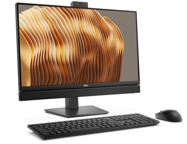 Настолен компютър - всичко в едно Dell Pro 24 All-in-One QC24250, Intel Core Ultra 7 265 (13 TOPS NPU, 20 cores, up to 5.3GHz), 23.8", FHD 1920x1080, 100 Hz, IPS, AG, 1x16 GB, DDR5, up to 5600 MT/s, 512GB SSD, Integrated Graphics, Height Adjustable Stand,