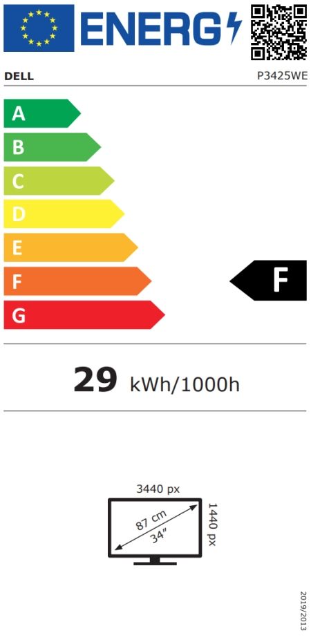 Монитор Dell P3425WE, 34.1" Curved, WQHD AG, IPS, 100 Hz, 21:9, 5ms, 1500:1, 300 cd/m2, (3440x1440 ), 99% sRGB, HDMI, DP, USB-C PD of up to 90W, USB-C Hub, RJ45, PIP, PBP, Height Adjustable, Swivel, Slant, Tilt, Black