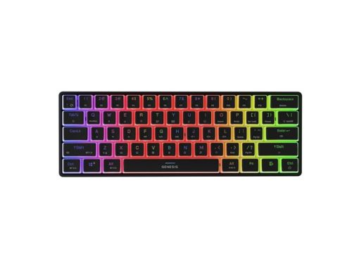Клавиатура Genesis Mechanical Gaming Keyboard Thor 660 G2 Wireless RGB Backlight BLACK GATERON RED