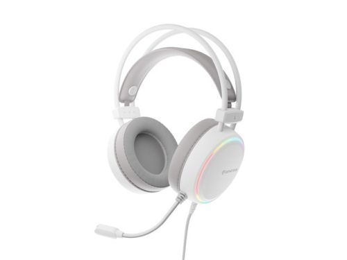 Слушалки Genesis Headset Neon 613 G2 With Microphone RGB Illumination White