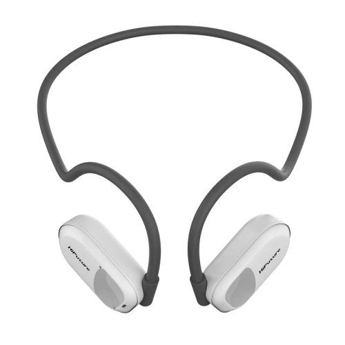 Слушалки HiFuture FutureMate Grey White, Open Ear Comfort, Bluetooth 5.3, Dual Mics ENC Calling System, Playtime up to 8 Hours, IPX5 Waterproof, Extra Bass Boost