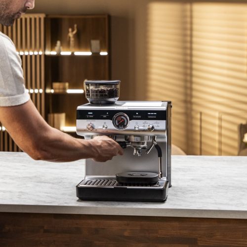 Кафемашина Krups XP804T10 Esp Pump+Grinder Precision Plus