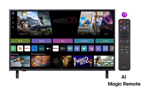 Телевизор LG 43QNED82A3B, 43" 4K QNED HDR Smart TV, 3840x2160, DVB-T2/C/S2, Alpha 7 AI Processor, HDR10 / HLG, webOS 25 ThinQ, VRR / ALLM / HGiG, 4K Upscaling, WiFi 5, Voice Controll, Bluetooth 5, AirPlay 2, LAN, CI, HDMI, SPDIF, Google Cast, 2 pole Stand