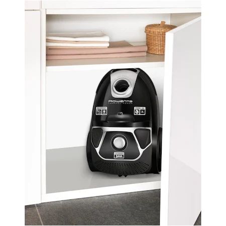 Прахосмукачка Rowenta RO3985EA, Compact Power Animal Care ACAA, 75db, H+ bag, SPA upgrade suction head, TTM + XL with brush, parquet + mini TB + crevice tool 2 in 1 + upholstery nozzle, color black