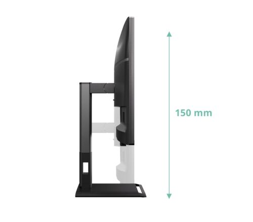 Монитор AOC Q27P4U, 27" IPS WLED, 2560x1440@120Hz, 4ms GtG, 350cd m2, 1500:1, DCR 50M:1, Adaptive Sync, FlickerFree, Anti Blue Light, 2Wx2, Tilt, Height Adjust, Pivot, Swivel, 2xHDMI, DP, USB hub