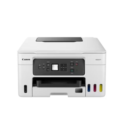 Мастилоструйно многофункционално устройство Canon MAXIFY GX3040 All-In-One, White&Black + Canon GI-46 PGBK