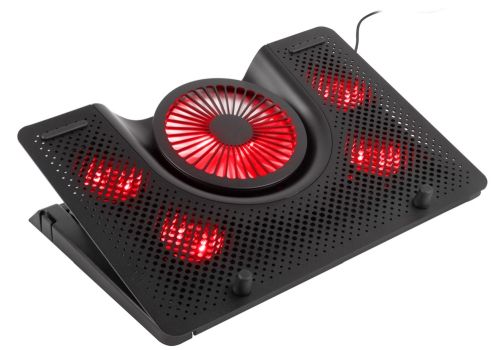 Стойка Genesis Laptop Cooling Pad Oxid 550 15.6-17.3 5 Fans, Led Light, 1 Usb