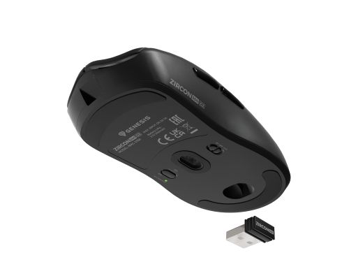 Мишка Genesis Wireless Gaming Mouse Zircon 500 G2 Wireless 10000dpi, Black