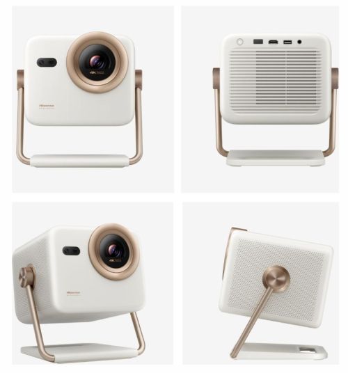 Мултимедиен проектор Hisense projector M2SE-PRO Home Cinema,Ultra HD (3840x2160),HDMI 1x, 1300Lumens, 1000:1, 2 x10W,VidaaU7, 65"-200", White