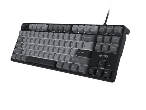 Клавиатура Fury Gaming Keyboard Kanabo K2, US layout, White backlight, Mechanical, Black-Grey