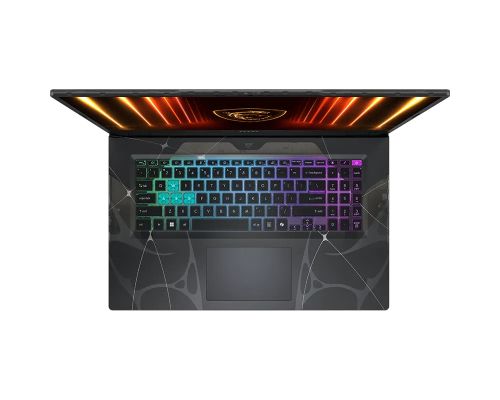 Лаптоп MSI Cyborg 17 B13WEKG, i5-13420H (8C/12T, up to 4.60GHz, 12 MB), GeForce RTX 5050 8GB GDDR7 440 AI TOPS, 17.3" FHD (1920x1080), 144Hz, IPS-Level, 16GB DDR5 5200MHz, 512GB PCIe Gen4x4 SSD, WiFi 6E, BT 5.3, 4 Zone RGB Kbd, NO OS, 55.2Whr, 2.5kg