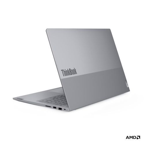 Лаптоп Lenovo ThinkBook 16 G9 AMD Ryzen 7 250 (up to 5.1GHz, 16MB), 32GB (16+16) SODIMM DDR5-5600, 512GB SSD, 16" WUXGA (1920x1200) IPS AG, AMD Radeon 780M Graphics, FHD&IR Cam, Backlit KB, WLAN, BT, 3 cell, DOS, 3Y CCI