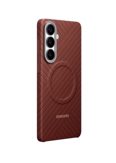 Калъф Samsung S26+ Carbon Magnet Case Coral Red