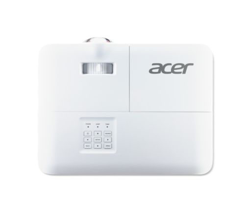 Мултимедиен проектор Acer Projector S1387n, DLP, Short Throw 0.5, WXGA (1280x800), 4000 ANSI Lum, 20 000:1, 1x Zoom, 2x HDMI (1.4b), Component Video (D-sub), PC Audio 3.5mm, RCA, DC Out (5V/1A, USB-A), RG-45, RS232, Speaker 16W, 3.1 kg, 3Y, White