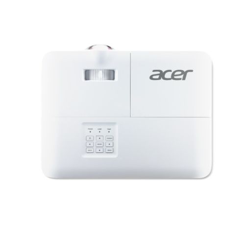 Мултимедиен проектор Acer Projector S1287n, DLP, Short Throw 0.6, XGA (1024x768), 4000 ANSI Lum, 20 000:1, 1x Zoom, 2x HDMI (1.4b), Component Video (D-sub), PC Audio 3.5mm, RCA, DC Out (5V/1A, USB-A), RG-45, RS232, Speaker 16W, 3.1 kg, 3Y, White