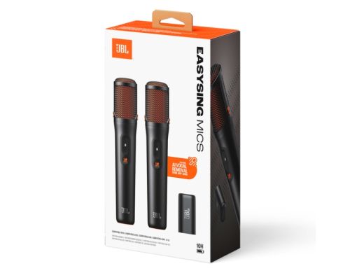 Микрофон JBL EASYSING MICS Two wireless AI-powered microphones with real-time vocal removal
