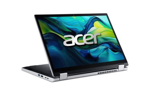 Лаптоп Acer Aspire Go Spin 14, AGSP14-31PT-3593, Intel i3 N355( up to 3.9GHz, 6MB), 14'' WUXGA (1920x1200) IPS Touch (pen supportive), 8GB DDR5 on board, SSD 256GB, HD Web cam, WiFi6 ax, BT 5.2, Win 11 Home