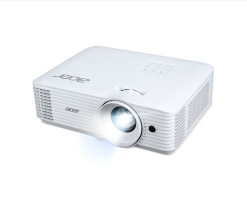 Мултимедиен проектор Acer Projector P1258i, DLP, XGA (1024x768), 4800 ANSI Lumens, 20000:1, 1.3x, 2x HDMI (1.4a), VGA, RCA, Wireless dongle included, Audio in/out (3.5mm), VGA out, DC Out (5V/1A, USB-A), Speaker 10W, Bluelight Shield, 2.8kg, Bag, 3Y, Whit