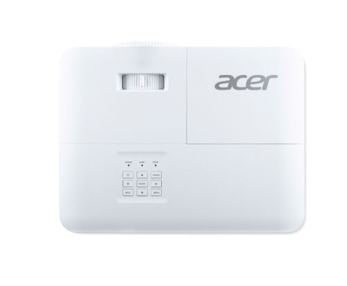 Мултимедиен проектор Acer Projector P1258i, DLP, XGA (1024x768), 4800 ANSI Lumens, 20000:1, 1.3x, 2x HDMI (1.4a), VGA, RCA, Wireless dongle included, Audio in/out (3.5mm), VGA out, DC Out (5V/1A, USB-A), Speaker 10W, Bluelight Shield, 2.8kg, Bag, 3Y, Whit