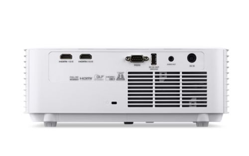 Мултимедиен проектор Acer Projector Vero XL2521, DLP, Laser, Full HD (1920x1080), 4000 ANSI Lumens, 3 500,000:1, 1.1x, Dynamic Black, HDMI 2.0 x 2 (HDCP 2.2), DC Out (5V/1.5A, USB-A), RS232, Speaker 15W, Laser lifespan up to 30,000h, 2.9 kg, Bag, White