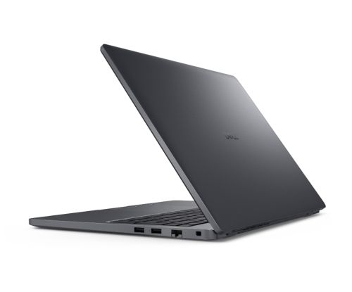 Лаптоп Dell Pro 16 PC16250, Intel 5 120U (10 cores, up to 5.0 GHz), 16" FHD+(1920x1200) 300nits AG, 16 GB: 1x16 GB, DDR5, 5600 MT/s, 256 GB TLC SSD, Intel Graphics, FHD HDR IR Cam and Mic, Wi-Fi 6E, FPR, Backlit Kb, Win11 Pro, Magnetite, 3Y PS