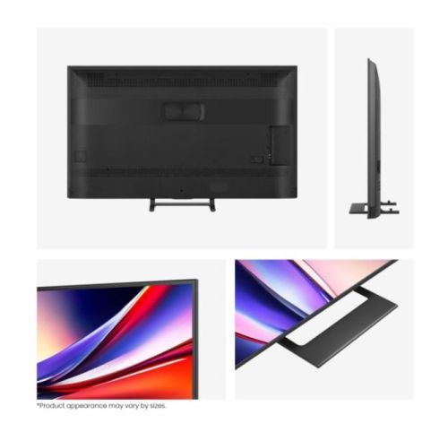 Телевизор Hisense 50" A7Q, 4K Ultra HD 3840x2160, QLED, FALD, Quantum Dot, HDR 10+, HLG, Dolby Vision, Dolby Atmos, Smart TV, WiFi 5GHz, WiFi Direct, BT, Anyview Cast, 3xHDMI, 2xUSB, LAN, CI+, DVB-T2/C/S2, Black