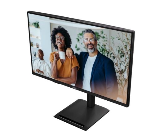 Монитор AOC Q27P4CV, 27" IPS WLED, 2560x1440@120Hz, 4ms GtG, 350cd m/2, 1500:1, 50M:1 DCR, Adaptive Sync, FlickerFree, Anti-Blue Light, 2Wx2, Tilt, Height Adjust, Pivot, Swivel, HDMI, DP, USB hub, RJ45