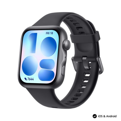 Часовник Huawei Watch Fit 5 Niki-B19F Black + Huawei Freebuds SE 4 ANC, White