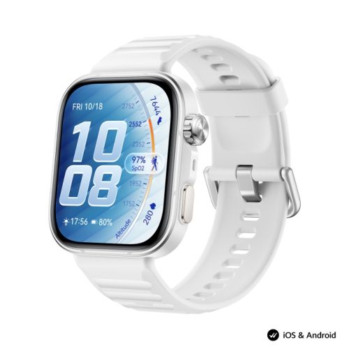 Часовник Huawei Watch Fit 5 Pro Niki-B29FS White + Huawei Freebuds SE 4 ANC, White