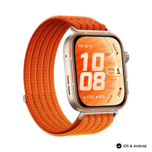 Часовник Huawei Watch Fit 5 Pro Niki-B29W Orange + Huawei Freebuds SE 4 ANC, White
