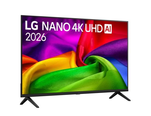 Телевизор LG 43NU800B3LC 43" 4K HDR UHD, 3840x2160, DVB-T2/C/S2, AI Alpha 7, HDR 10, webOS 26, ThinQ AI, VRR, ALLM, HGiG, WiFi, Clear Voice, 4K Super Upscaling, Bluetooth 5.3, Hdmi e-ARC , CI, LAN, AirPlay2, AI Sound Pro, Google Cast, 2 Pole stand, Black