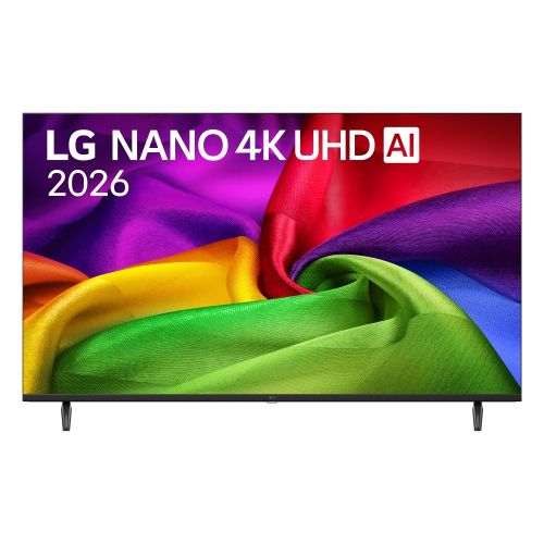 Телевизор LG 50NU800B3LC, 50" 4K HDR UHD, 3840x2160, DVB-T2/C/S2, AI Alpha 7, HDR 10, webOS 26, ThinQ AI, VRR, ALLM, HGiG, WiFi, Clear Voice, 4K Super Upscaling, Bluetooth 5.3, Hdmi e-ARC , CI, LAN, AirPlay2, AI Sound Pro, Google Cast, 2 Pole stand, Black