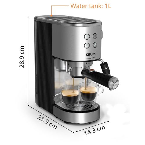 Кафемашина Krups XP499EE0 Esp Virtuoso+Autotamping Eu