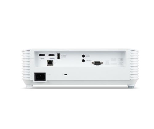 Мултимедиен проектор Acer Projector P5550, DLP, Full HD (1920x1080), 5200 ANSI Lumens, 18,000:1 Dynamic Black, 1.3X Zoom, LAN RJ45, 2x HDMI (1.4b), DC Out (5V/1.5A, USB-A), RS232, Speaker 10W, Bluelight Shield, 2.75 kg, Bag, 3Y, White